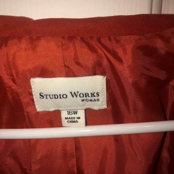 🧡NEW Orange Studio Works Zip Up Jacket🧡 - Picture 2 of 3